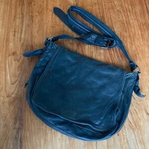 🇦🇷 Leather Rapsodia (like Anthropologie) Hobo Bag